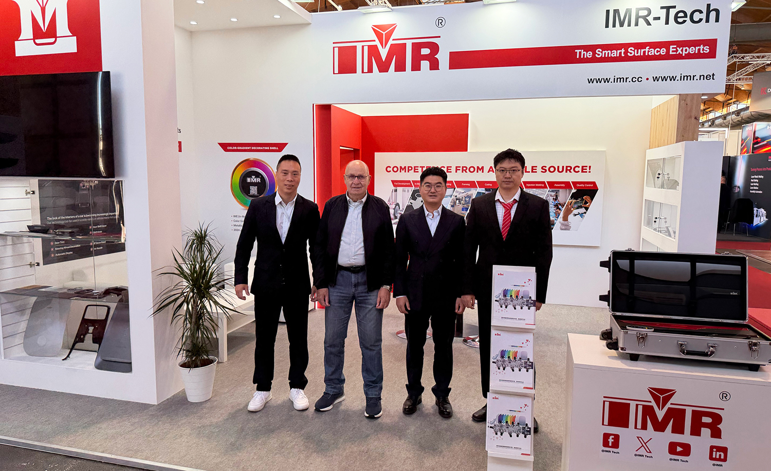 IMR-Tech präsentiert Smart-Surface-Produkte auf der FAKUMA in Deutschland
